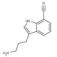 1372812-85-5 3-(3-aminopropyl)-1H-indole-7-carbonitrile chemical structure