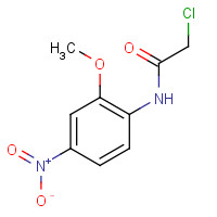 67291-72-9 2-chloro-N-(2-methoxy-4-nitrophenyl)acetamide chemical structure