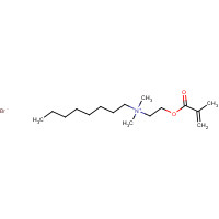 96526-33-9 dimethyl-[2-(2-methylprop-2-enoyloxy)ethyl]-octylazanium;bromide chemical structure