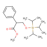 1253955-62-2 methyl 2-phenyl-3-tri(propan-2-yl)silyloxypropanoate chemical structure