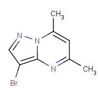 41945-37-3 3-bromo-5,7-dimethylpyrazolo[1,5-a]pyrimidine chemical structure
