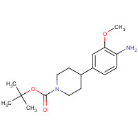 1089280-53-4 tert-butyl 4-(4-amino-3-methoxyphenyl)piperidine-1-carboxylate chemical structure
