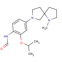 1462952-25-5 N-[4-(1-methyl-1,7-diazaspiro[4.4]nonan-7-yl)-2-propan-2-yloxyphenyl]formamide chemical structure
