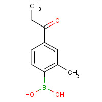 540495-55-4 (2-methyl-4-propanoylphenyl)boronic acid chemical structure