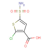 154064-98-9 2-chloro-5-sulfamoylthiophene-3-carboxylic acid chemical structure