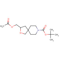 1416372-24-1 tert-butyl 3-(acetyloxymethyl)-2-oxa-8-azaspiro[4.5]decane-8-carboxylate chemical structure