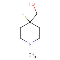 1000341-04-7 (4-fluoro-1-methylpiperidin-4-yl)methanol chemical structure