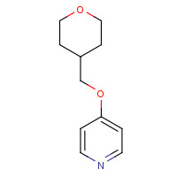 1400760-85-1 4-(oxan-4-ylmethoxy)pyridine chemical structure
