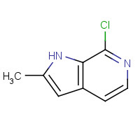 874013-97-5 7-chloro-2-methyl-1H-pyrrolo[2,3-c]pyridine chemical structure