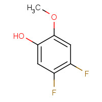 246029-17-4 4,5-difluoro-2-methoxyphenol chemical structure