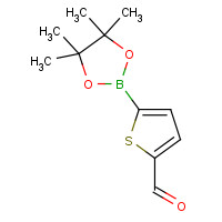 1040281-83-1 5-(4,4,5,5-tetramethyl-1,3,2-dioxaborolan-2-yl)thiophene-2-carbaldehyde chemical structure