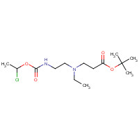 338990-56-0 tert-butyl 3-[2-(1-chloroethoxycarbonylamino)ethyl-ethylamino]propanoate chemical structure