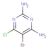 7150-68-7 5-bromo-6-chloropyrimidine-2,4-diamine chemical structure