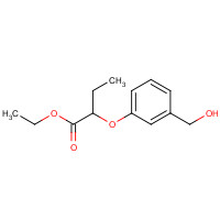 668455-58-1 ethyl 2-[3-(hydroxymethyl)phenoxy]butanoate chemical structure