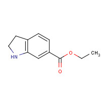 350683-40-8 ethyl 2,3-dihydro-1H-indole-6-carboxylate chemical structure