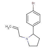 885275-21-8 2-(4-bromophenyl)-1-prop-2-enylpyrrolidine chemical structure