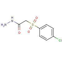 36107-11-6 2-(4-chlorophenyl)sulfonylacetohydrazide chemical structure