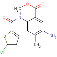 929214-82-4 methyl 5-amino-2-[(5-chlorothiophene-2-carbonyl)amino]-4-methylbenzoate chemical structure