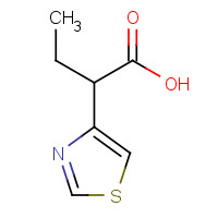 1190392-85-8 2-(1,3-thiazol-4-yl)butanoic acid chemical structure
