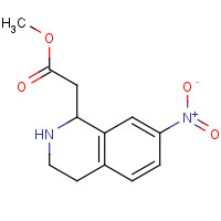 479664-43-2 methyl 2-(7-nitro-1,2,3,4-tetrahydroisoquinolin-1-yl)acetate chemical structure