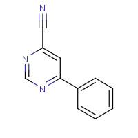 83858-06-4 6-phenylpyrimidine-4-carbonitrile chemical structure
