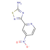 1179360-97-4 3-(4-nitropyridin-2-yl)-1,2,4-thiadiazol-5-amine chemical structure