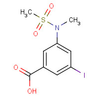 827579-83-9 3-iodo-5-[methyl(methylsulfonyl)amino]benzoic acid chemical structure