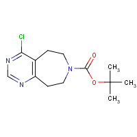 1057338-27-8 tert-butyl 4-chloro-5,6,8,9-tetrahydropyrimido[4,5-d]azepine-7-carboxylate chemical structure