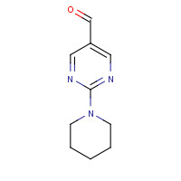 149806-11-1 2-piperidin-1-ylpyrimidine-5-carbaldehyde chemical structure