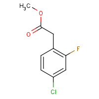 917023-04-2 methyl 2-(4-chloro-2-fluorophenyl)acetate chemical structure