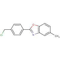 88489-87-6 2-[4-(chloromethyl)phenyl]-5-methyl-1,3-benzoxazole chemical structure