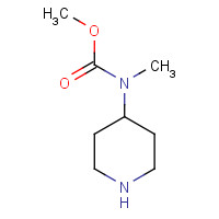 139062-90-1 methyl N-methyl-N-piperidin-4-ylcarbamate chemical structure