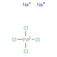 13820-53-6 disodium;tetrachloropalladium(2-) chemical structure