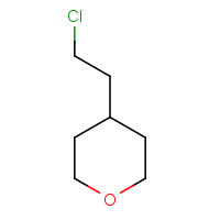 4677-19-4 4-(2-chloroethyl)oxane chemical structure
