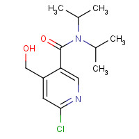 1425335-86-9 6-chloro-4-(hydroxymethyl)-N,N-di(propan-2-yl)pyridine-3-carboxamide chemical structure