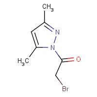 83612-48-0 2-bromo-1-(3,5-dimethylpyrazol-1-yl)ethanone chemical structure