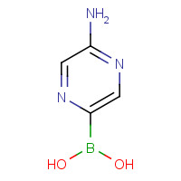 1084953-45-6 (5-aminopyrazin-2-yl)boronic acid chemical structure