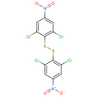 74875-16-4 1,3-dichloro-2-[(2,6-dichloro-4-nitrophenyl)disulfanyl]-5-nitrobenzene chemical structure