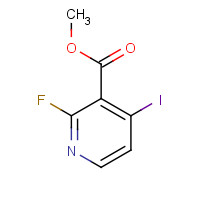 884494-84-2 methyl 2-fluoro-4-iodopyridine-3-carboxylate chemical structure