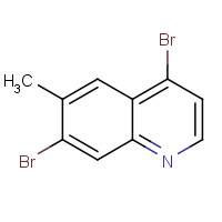 1189107-21-8 4,7-dibromo-6-methylquinoline chemical structure