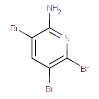 63875-38-7 3,5,6-tribromopyridin-2-amine chemical structure