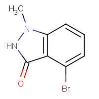 1417190-35-2 4-bromo-1-methyl-2H-indazol-3-one chemical structure