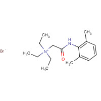 21306-56-9 [2-(2,6-dimethylanilino)-2-oxoethyl]-triethylazanium;bromide chemical structure