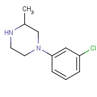 151447-85-7 1-(3-chlorophenyl)-3-methylpiperazine chemical structure
