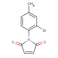 40011-62-9 1-(2-bromo-4-methylphenyl)pyrrole-2,5-dione chemical structure
