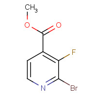 1214385-66-6 methyl 2-bromo-3-fluoropyridine-4-carboxylate chemical structure