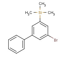 1161784-40-2 (3-bromo-5-phenylphenyl)-trimethylsilane chemical structure