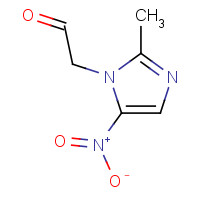56910-52-2 2-(2-methyl-5-nitroimidazol-1-yl)acetaldehyde chemical structure