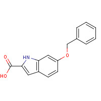 40047-22-1 6-phenylmethoxy-1H-indole-2-carboxylic acid chemical structure