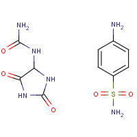 12124-90-2 4-aminobenzenesulfonamide;(2,5-dioxoimidazolidin-4-yl)urea chemical structure
